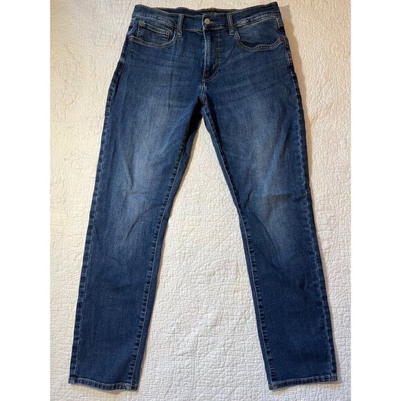 Lucky Brand Mens 412 Slim Fit Jeans W32 L32 Blue Denim - Picture 2 of 9